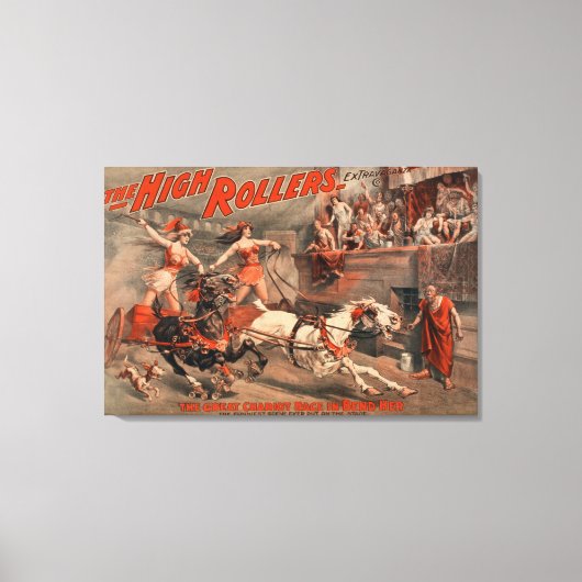 De hoge rollen - Ben Hur "buig haar" theater Canvas Afdruk (Voorkant)