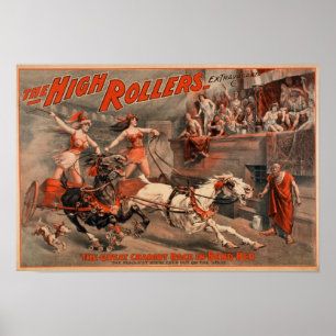 De hoge rollen - Ben Hur "buig haar" theater Poster