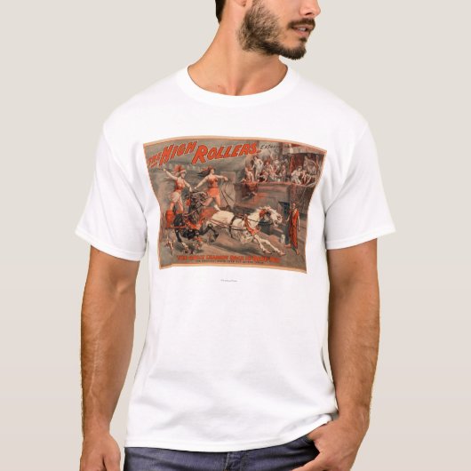 De hoge rollen - Ben Hur "buig haar" theater T-shirt (Voorkant)