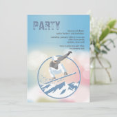 De hoge Uitnodiging van Snowboarder van Pieken (Staand voorkant)