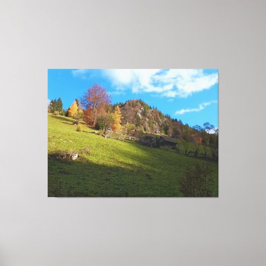 De Hoge Weide - Wilde Natuur Roemenië Canvas Afdruk (Voorkant)