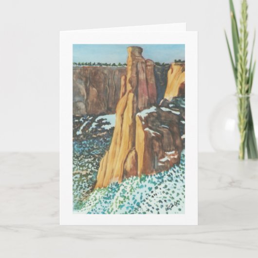 De hoge Winter van de Woestijn Kaart (Voorkant)