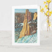 De hoge Winter van de Woestijn Kaart (Gele Bloem)