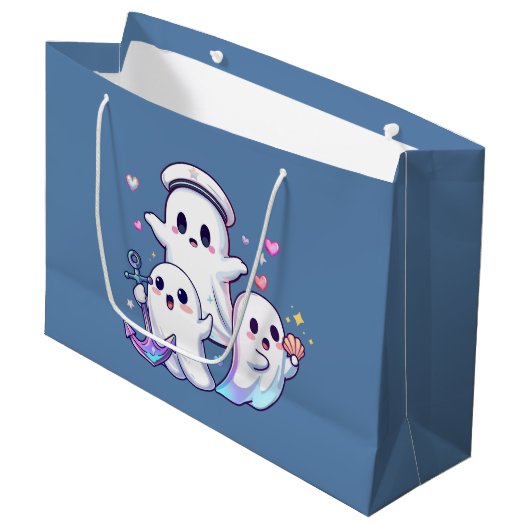 De hoge Zeeen achtervolgen! Groot Cadeauzakje (Voorkant Gekanteld)