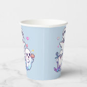 De hoge Zeeen achtervolgen! Papieren Bekers (Rechts)