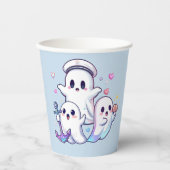 De hoge Zeeen achtervolgen! Papieren Bekers (Voorkant)