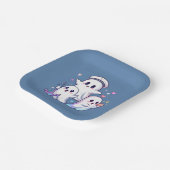 De hoge Zeeen achtervolgen! Papieren Bordje (Gebogen)