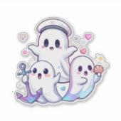 De hoge Zeeen achtervolgen! Sticker (Voorkant)