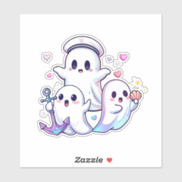 De hoge Zeeen achtervolgen! Sticker