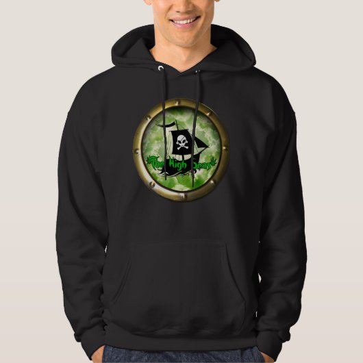 De hoge Zeeen Podcast Hoodie (Voorkant)