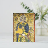 De Hogepriester Aaron Byzantijnse mozaïek icoon Briefkaart (Staand voorkant)