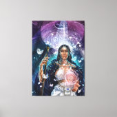 De Hogepriesteres geactiveerd - goddelijke vrouwel Canvas Afdruk (Voorkant)