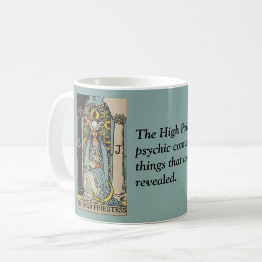 De hogepriesteres koffie Mok (Voorkant links)