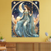 De hogepriesteres schilderij Tarot Canvas Afdruk (Insitu (Woonkamer))