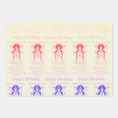 "De hogepriesteres" Tarot me verjaardag Inpakpapier Vel (Voorkant 2)