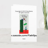 De HOGERE briljante sarcastische cartoon van de Kaart (Achterkant)