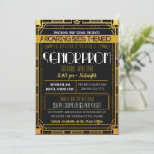 De Hogere Uitnodiging van de Prom van het Roaring  (Staand voorkant)