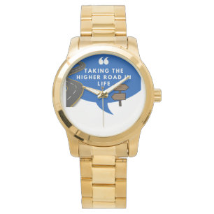 De hogere weg in het leven nemen horloge