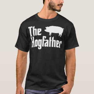 De Hogfather Funny Dad Papa Piggy Hog T-shirt