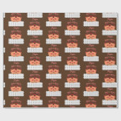 De hogs en de Kisses voegen een Naam het Verpakken Cadeaupapier (Vlak)