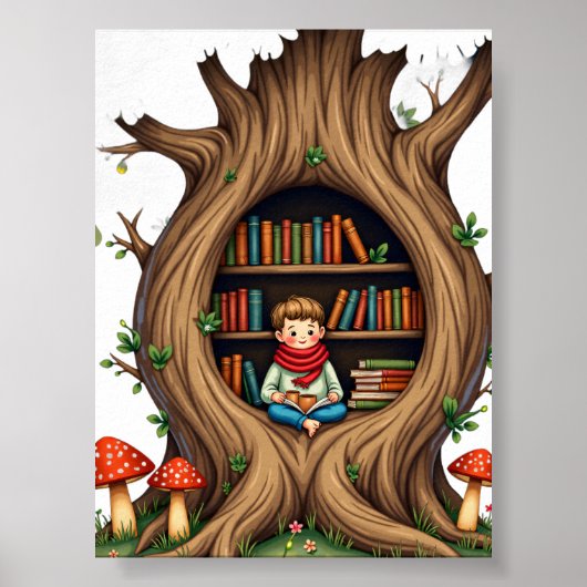De Holle Boom Hoek Poster (Voorkant)