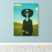 De Holle Profeet Canvas Afdruk (Insitu (Houten vloer))