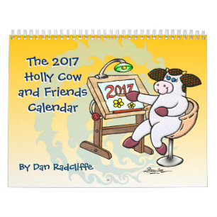 De Holly Cow and Friends Calendar van 2017 Kalender