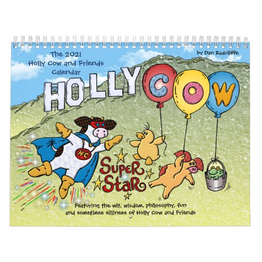 De Holly Cow and Friends Calendar van 2021 Kalender (Hoes)