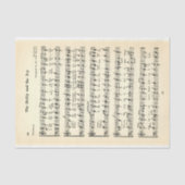 De Holly en de Ivy Bladmuziek DU4 Decoupage Tissuepapier (Voorkant)