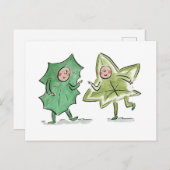 De Holly en de Ivy Briefkaart (Voorkant / Achterkant)