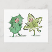 De Holly en de Ivy Briefkaart (Voorkant)