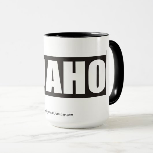 De Hollywood Outsider RUAHO Coffee Mok (Voorkant rechts)