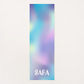 De holografische kleur is perfect yoga mat (Voorkant)