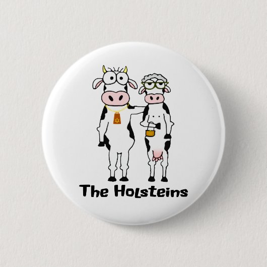 De Holsteins Ronde Button 5,7 Cm (Voorkant)