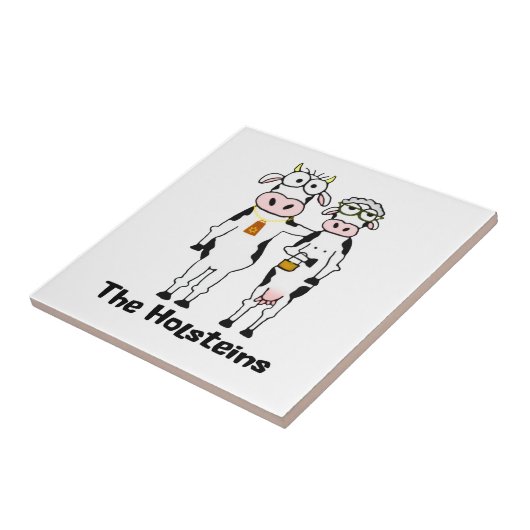 De Holsteins Tegeltje (Zijkant)