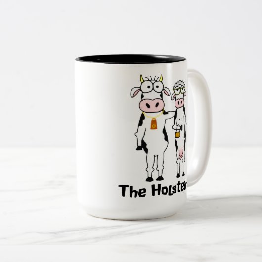 De Holsteins Tweekleurige Koffiemok (Voorkant rechts)