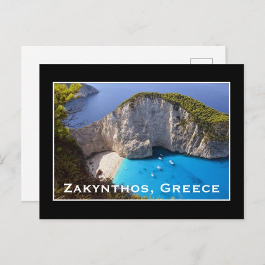 De holte van de goden - Zakynthos onthuld Briefkaart (Voorkant / Achterkant)