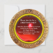 DE HOLY FAMILY CHRISTMAS PARTY Red Ruby Gem Kaart (Achterkant)