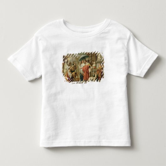 De homage van Caliph Harun Al-Rashid naar Charlema Kinder Shirts (Voorkant)