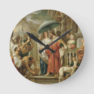 De homage van Caliph Harun Al-Rashid naar Charlema Ronde Klok