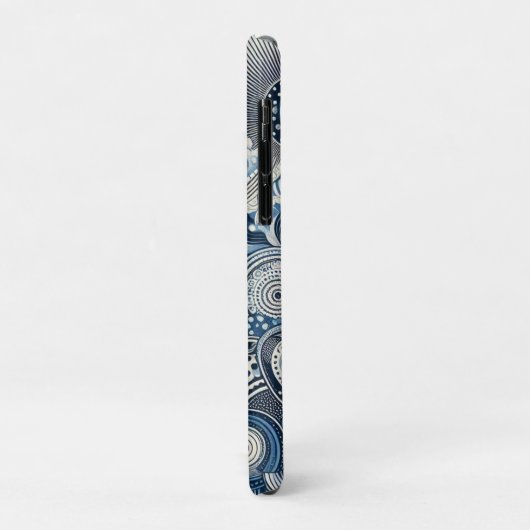 De Home Studio Indigo Bloom Case-Mate iPhone Case (Achterkant/links)