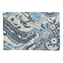 De Home Studio Indigo Bloom Kussensloop