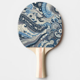 De Home Studio Indigo Bloom Tafeltennisbatje
