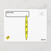 De Homebrew QSL-kaart past het aan! Briefkaart (Achterkant)