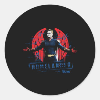 De Homelander Graffiti Ronde Sticker