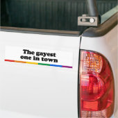De homofielste van de stad bumpersticker (Op Truck)
