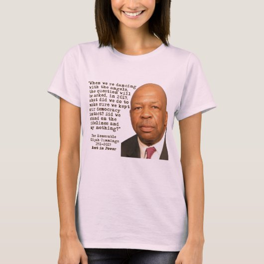 De Hon. Elijah Cummings T-shirt (Voorkant)