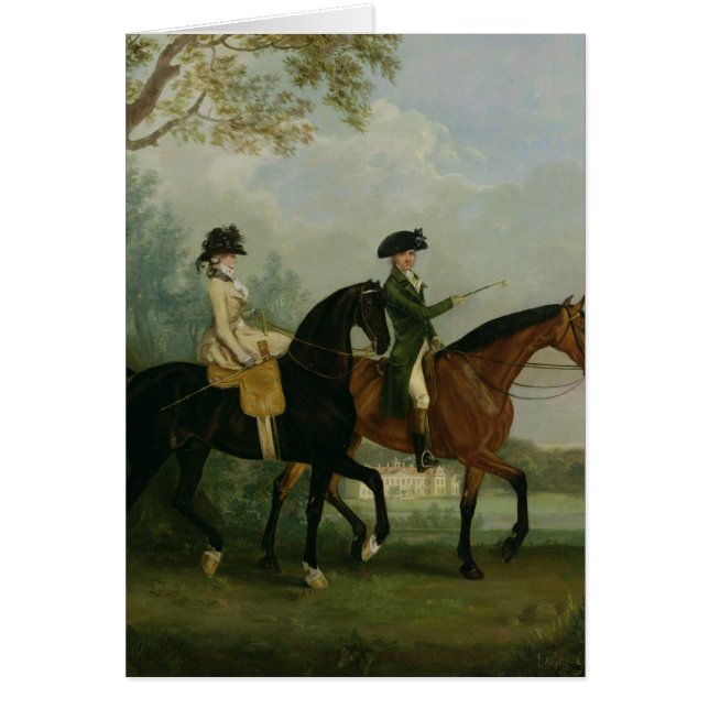 De Hon. Marcia Pitt Riding met haar broer, de (Voorkant)