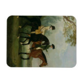 De Hon. Marcia Pitt Riding met haar broer, de Magneet (Horizontaal)