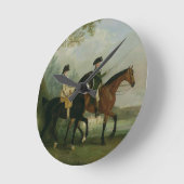 De Hon. Marcia Pitt Riding met haar broer, de Ronde Klok (Hoek)